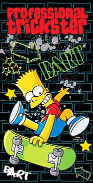 Badetuch-Professional-Trickster-Simpsons1