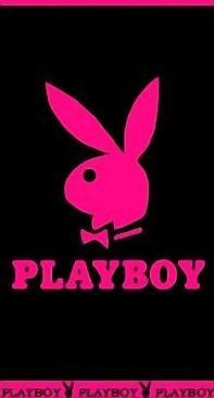 Jacquard-Playboy-schwarz-Hase-in-fuchsia