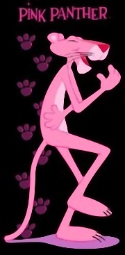 Pink-Panther-Rosaroter-Panther-schwarz